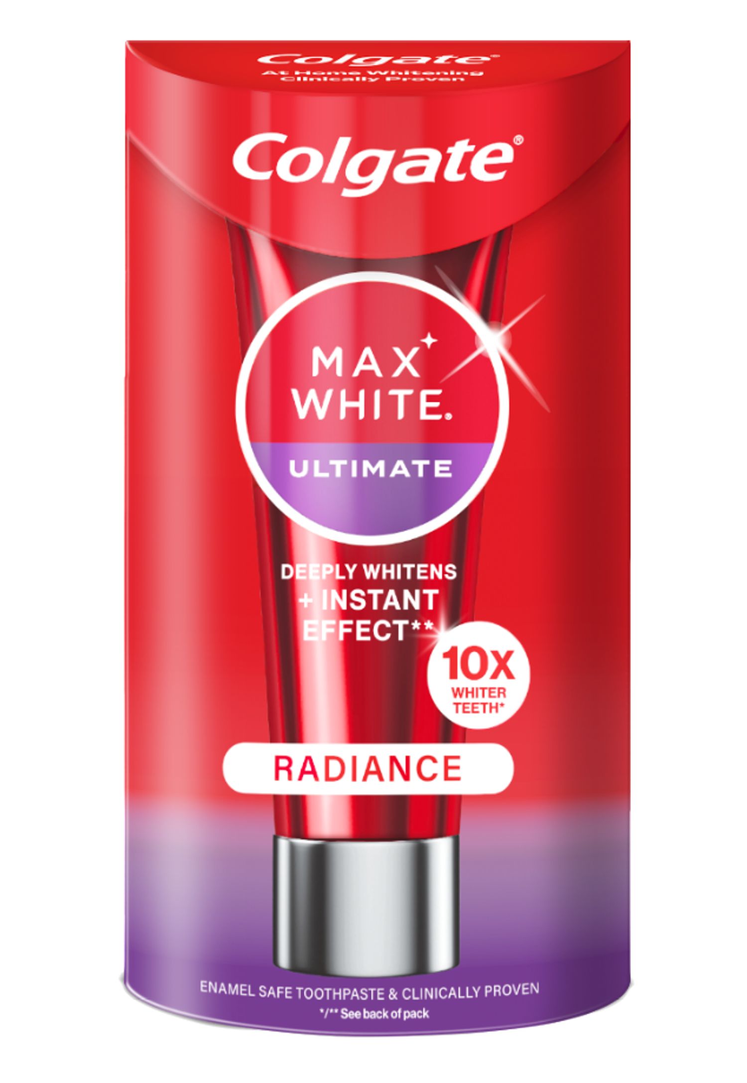 Colgate Max White Ultimate Radiance Whitening Zahnpasta